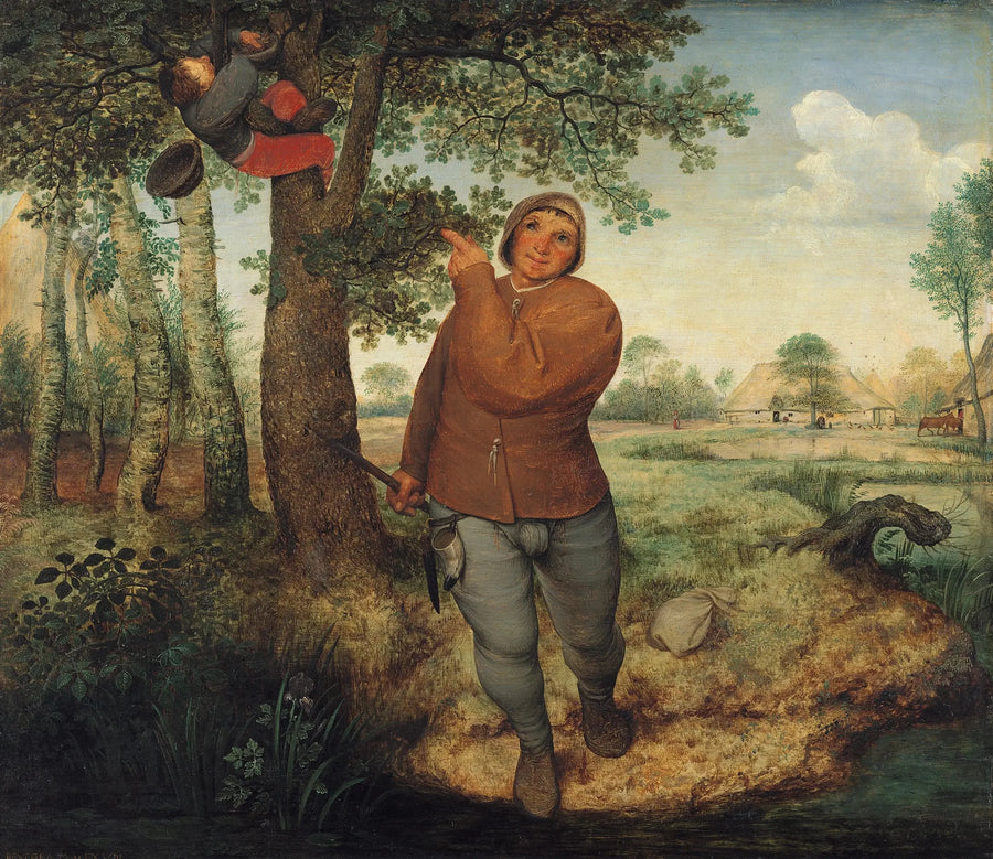 Maanviljelijä ja munanvaras - Pieter Brueghel vanhempi