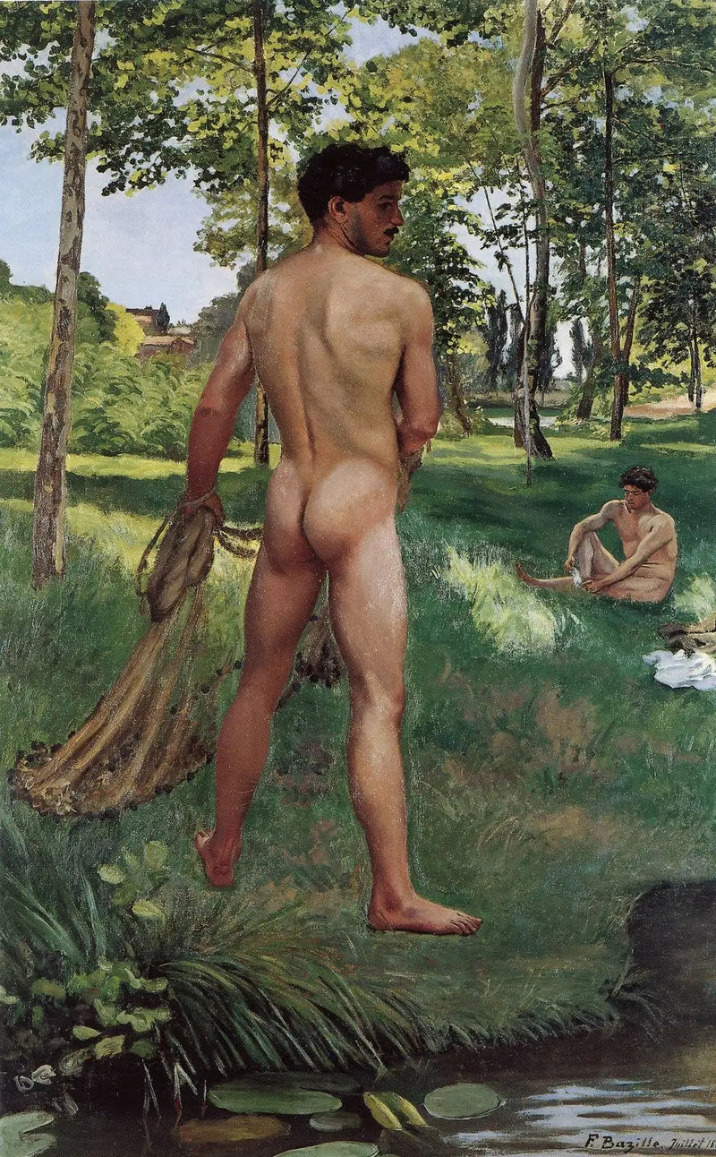Saalistava kalastaja - Frédéric Bazille