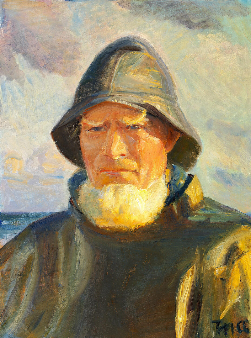 Skagenin kalastaja Lars Kruse. (3) - Michael Peter Ancher