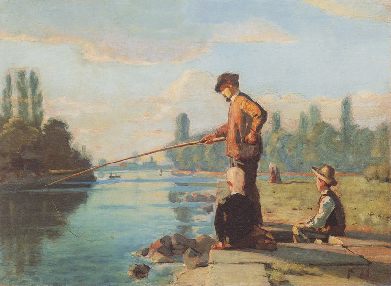 Kalastaja - Ferdinand Hodler