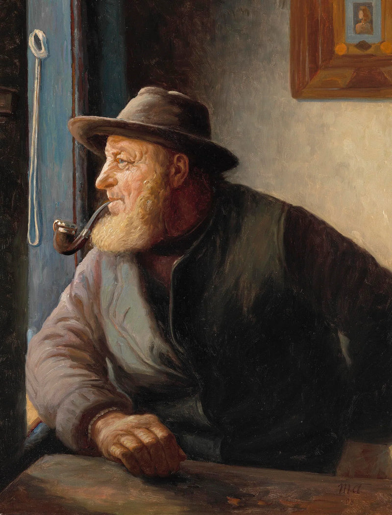 Kalastaja Ole Svendsen Skagenista. -Michael Peter Ancher