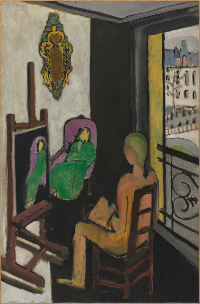 Maalari ateljeessaan - Henri Matisse