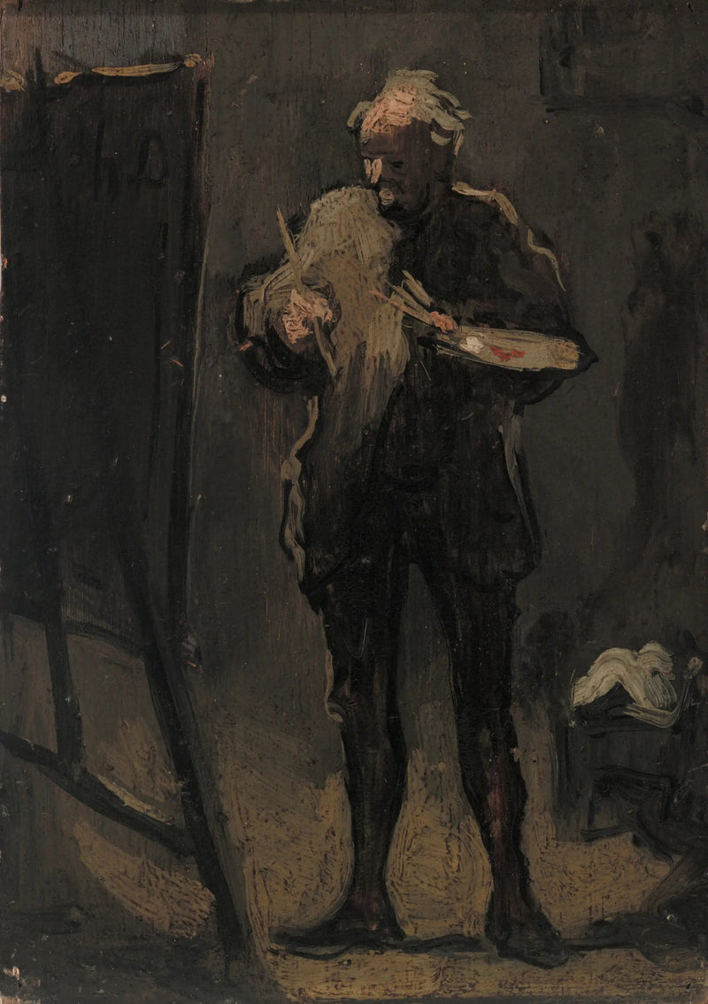 Maalaaja ennen tauluaan - Honoré Daumier