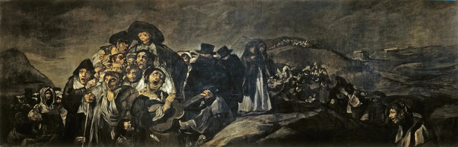 Pyhiinvaellus San Isidron erakkokotiin - Francisco de Goya