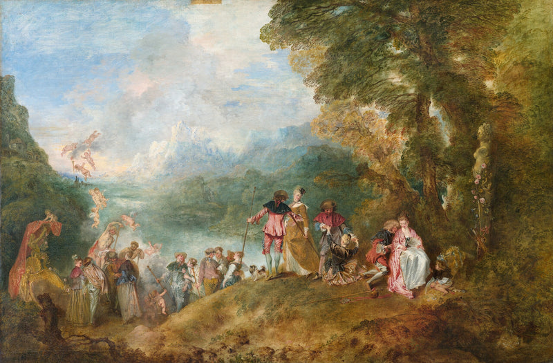 Pyhiinvaellus Kythera-saarella - Antoine Watteau
