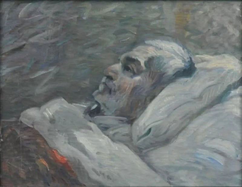 Isä sairaalasängyllä I - Franz Marc