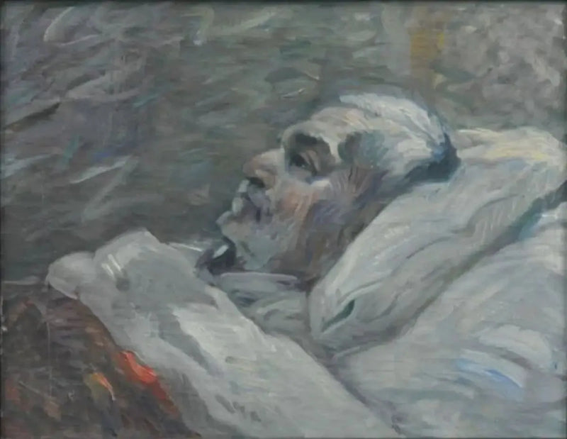 Isä sairaalasängyllä I - Franz Marc