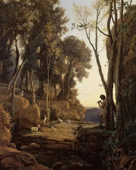 Pieni paimen - Jean-Baptiste Camille Corot