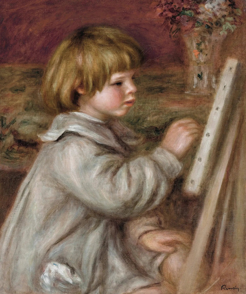 Pieni maalarin (Claude Renoir) - Pierre-Auguste Renoir