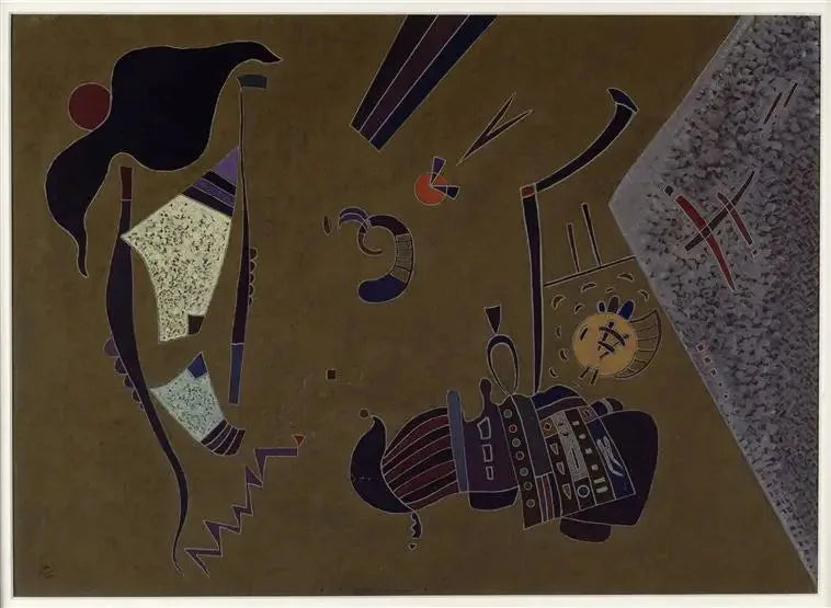 Pieni punainen ympyrä - Vassily Kandinsky