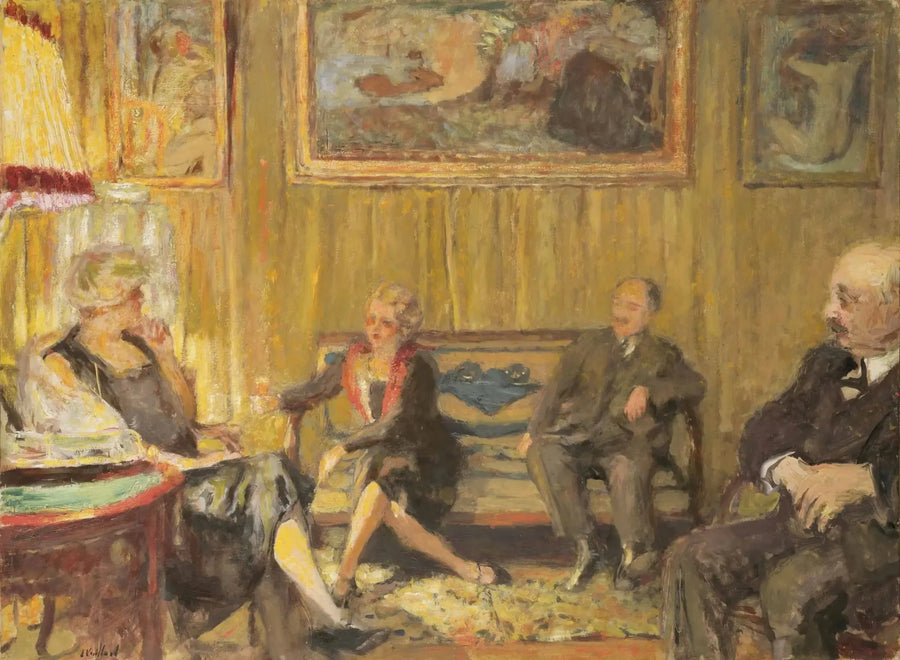 Le Petit Salon, rue de Naples - Édouard Vuillard