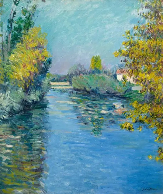 Pieni Seine-rintaliivi, syksyn vaikutelma - Gustave Caillebotte