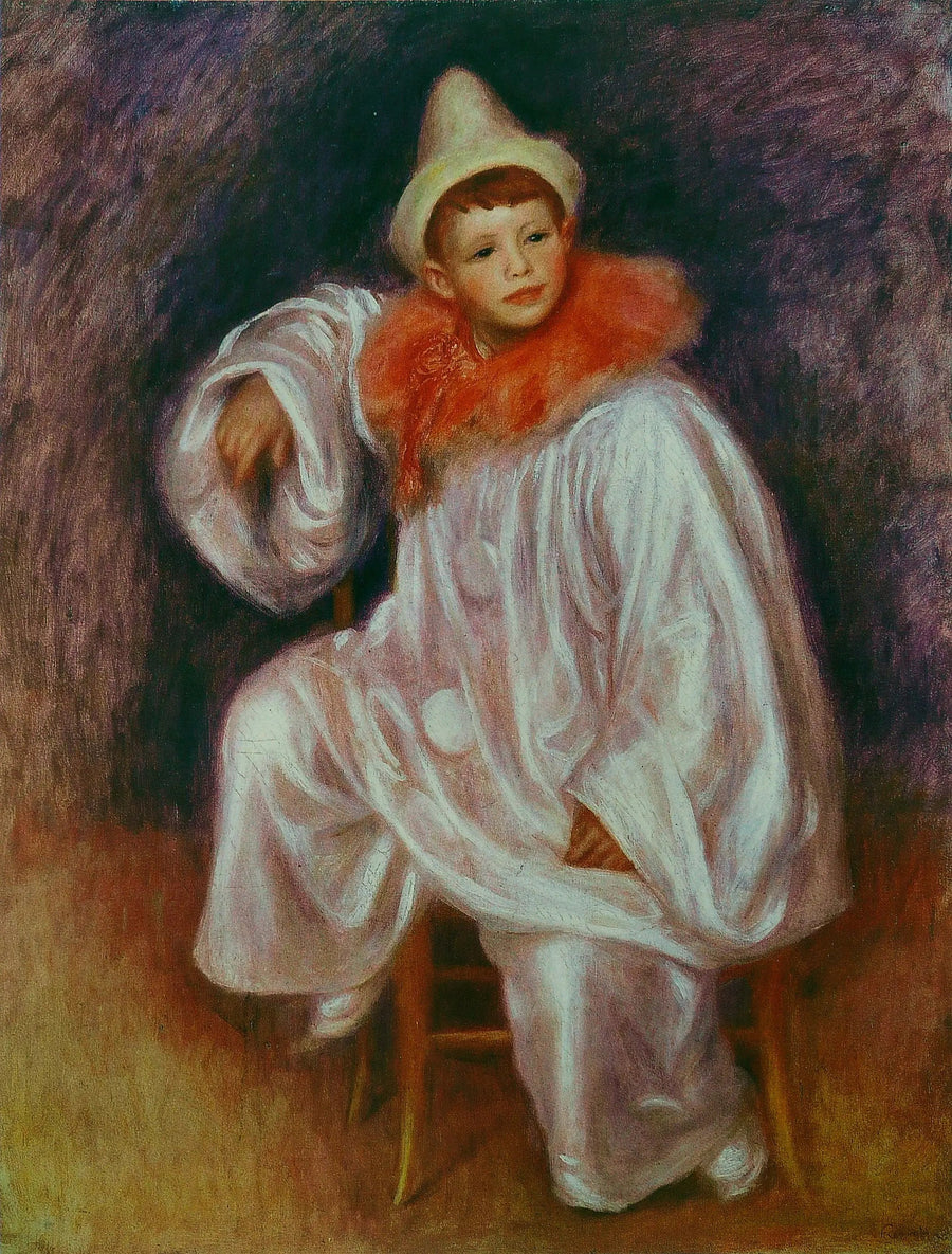 Valkoinen Pierrot - Pierre-Auguste Renoir