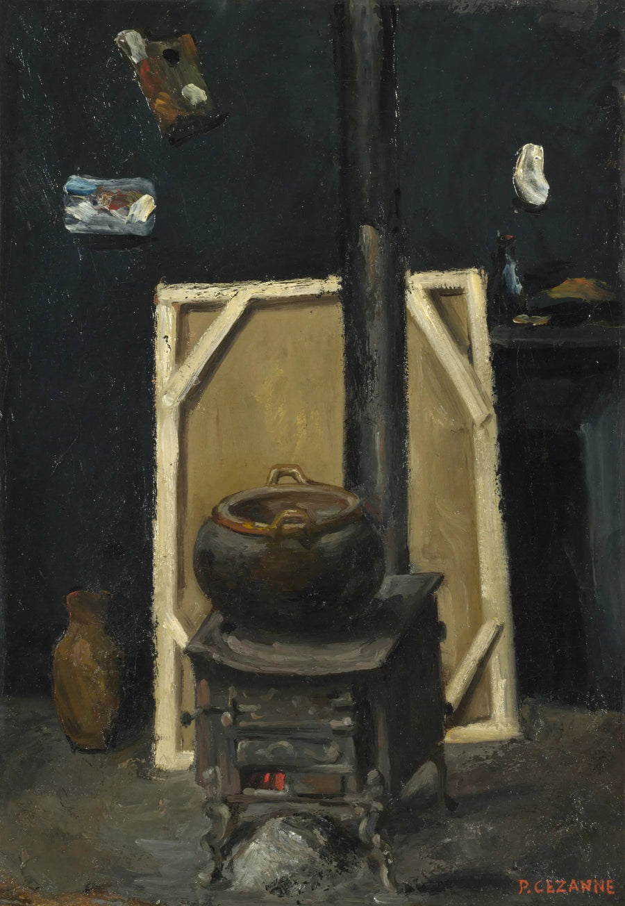 Työpajan uuni - Paul Cézanne