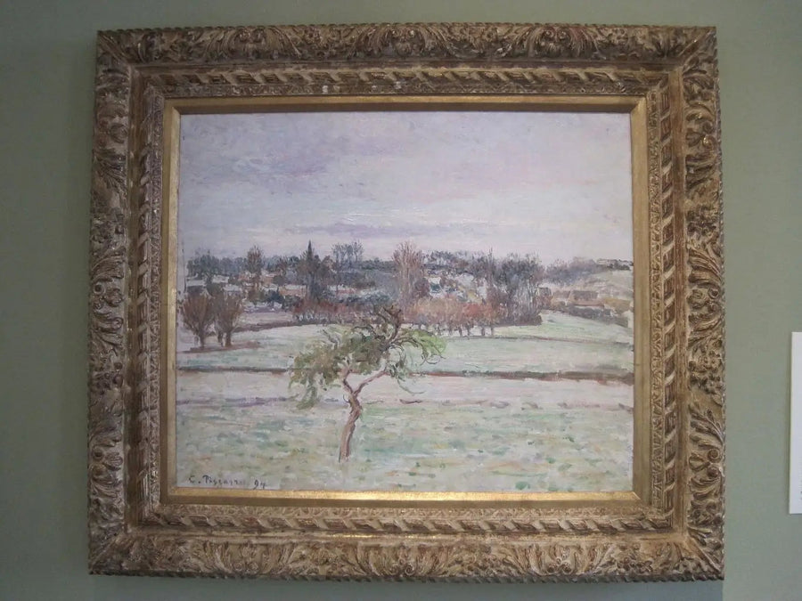Omenapuu, lumiefekti Éragnyssä - Camille Pissarro