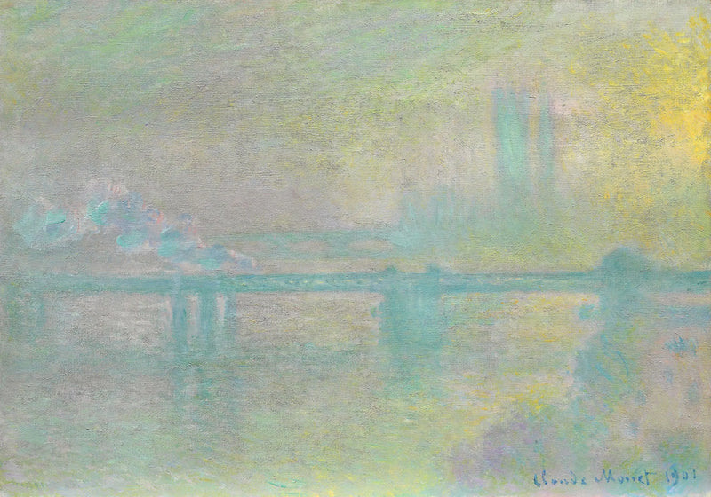 Charing Crossin silta, Lontoo - Claude Monet