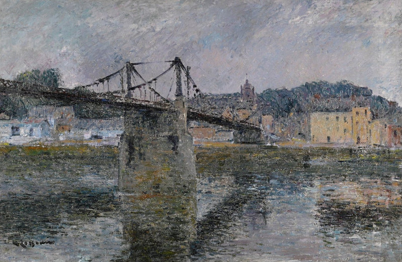 Elbeufin silta - Gustave Loiseau