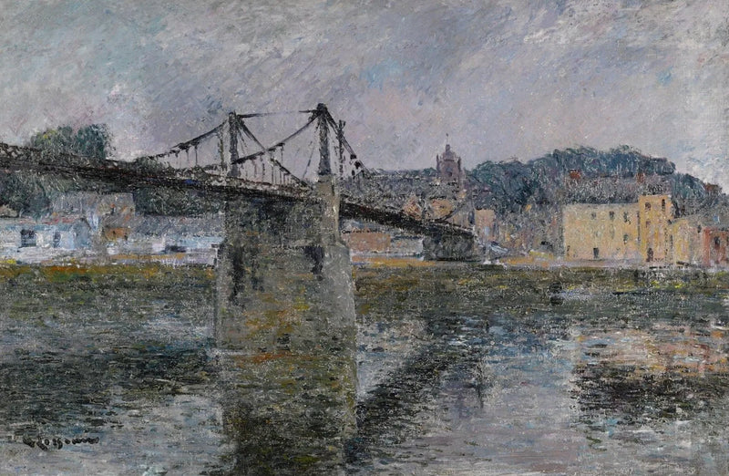Elbeufin silta - Gustave Loiseau