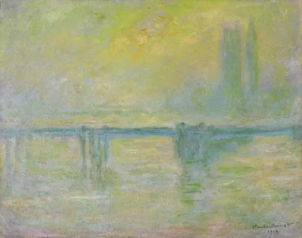 Charing-Crossin silta, sumu - Claude Monet