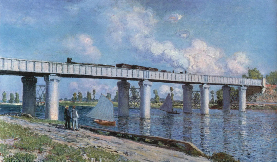 Rautatiesilta Argenteuil'ssa - Claude Monet