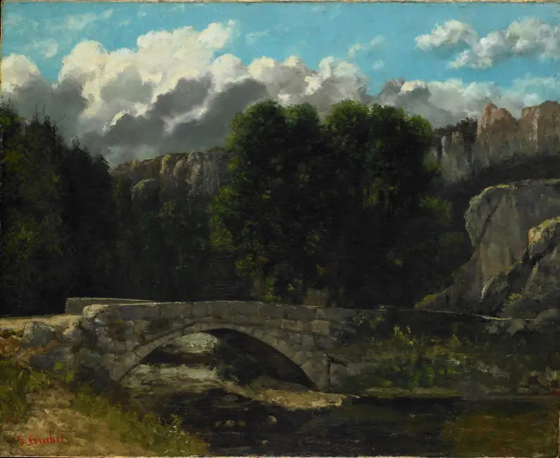Fleurierin silta - Gustave Courbet
