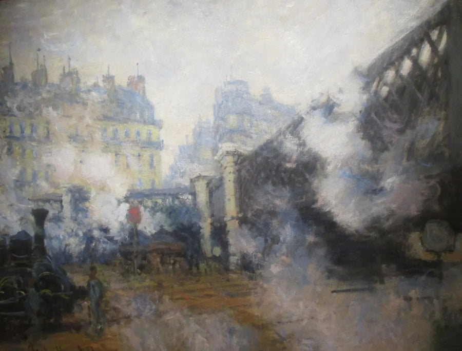 Euroopan silta, Saint-Lazaren asema - Claude Monet