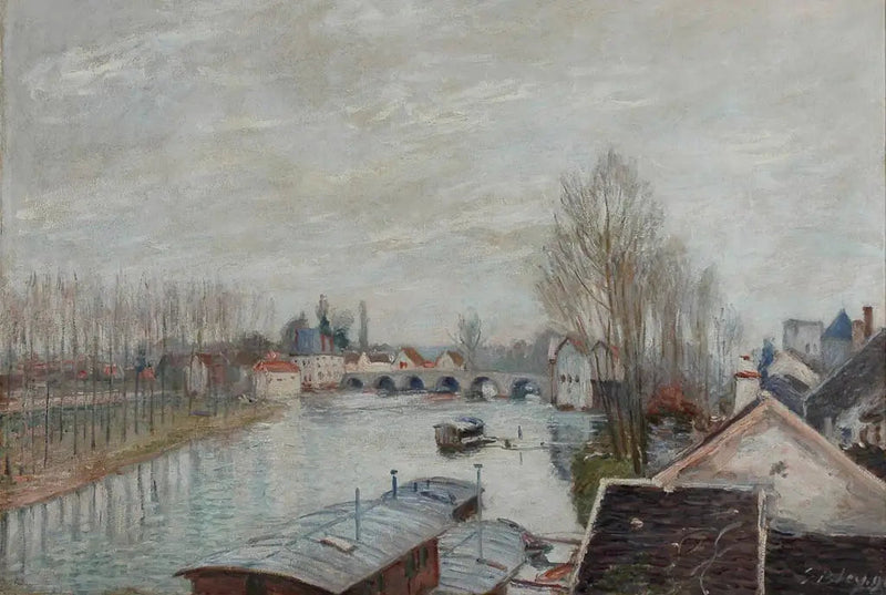 Moretin silta - Alfred Sisley