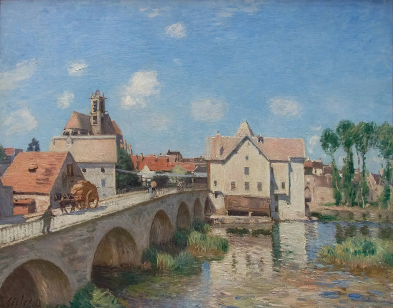 Moretin silta - Alfred Sisley