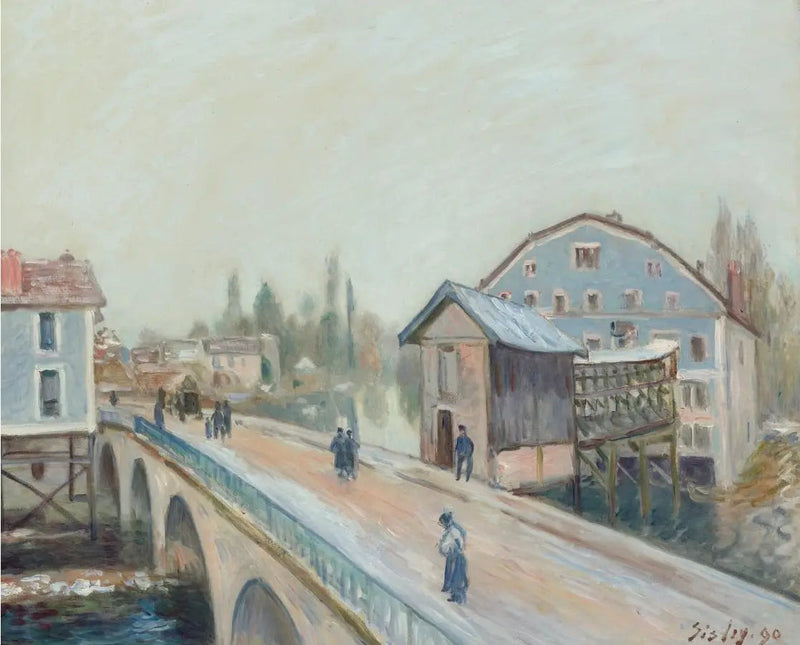Moretin silta - Alfred Sisley