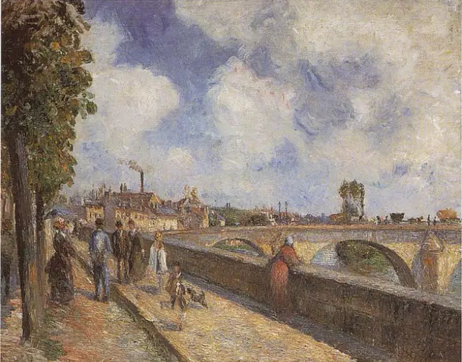Pontoisen silta - Camille Pissarro