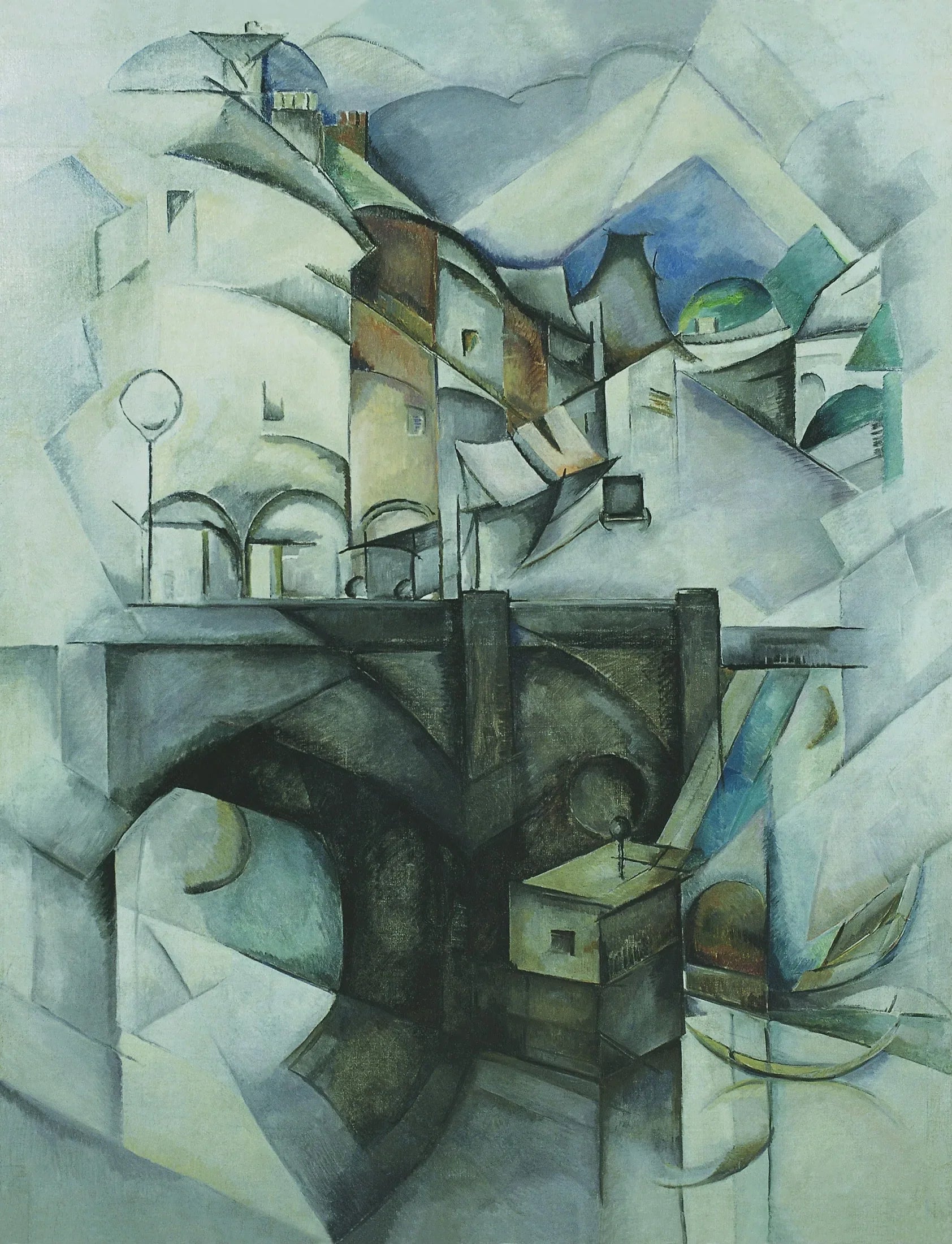 Le Pont de Sèvres - Alexandra Exter image 1 reproduction artisanale de tableau