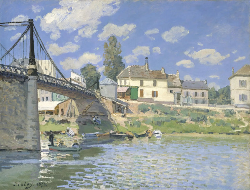 Villeneuve-la-Garenne silta - Alfred Sisley