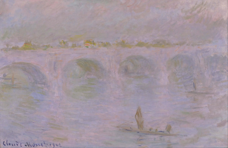 Waterloon silta Lontoossa - Claude Monet