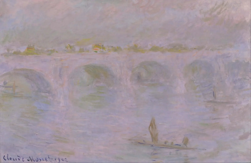 Waterloon silta Lontoossa - Claude Monet