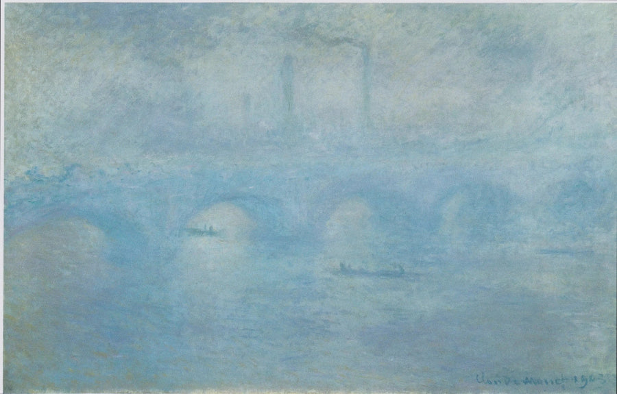 Waterloon silta. Sumun vaikutelma - Claude Monet