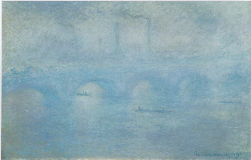 Waterloon silta. Sumun vaikutelma - Claude Monet