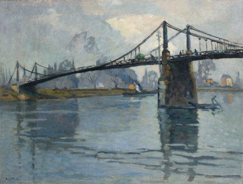 Andelys-silta, Seine-joen varrella - Robert Antoine Pinchon