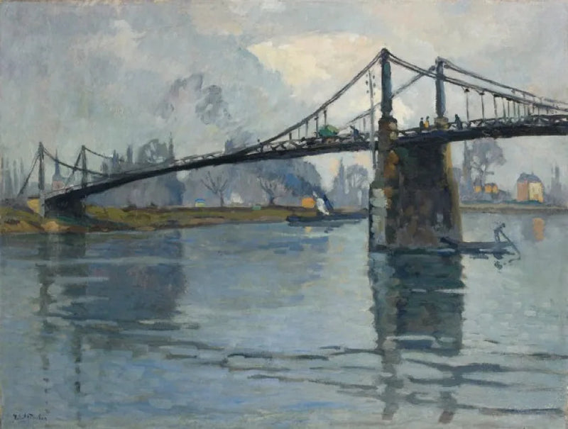 Andelys-silta, Seine-joen varrella - Robert Antoine Pinchon