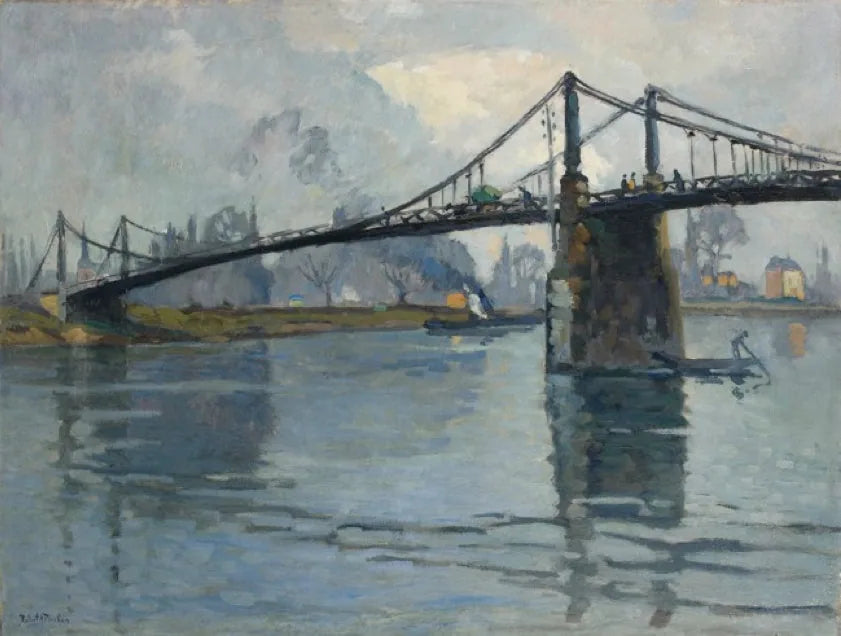 Andelys-silta, Seine-joen varrella - Robert Antoine Pinchon