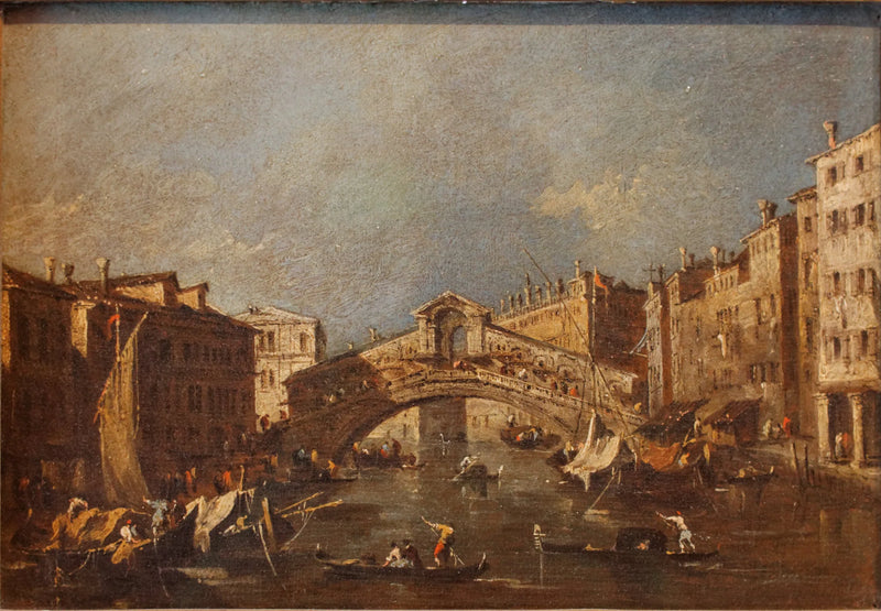 Rialton silta Venetsiassa - Francesco Guardi