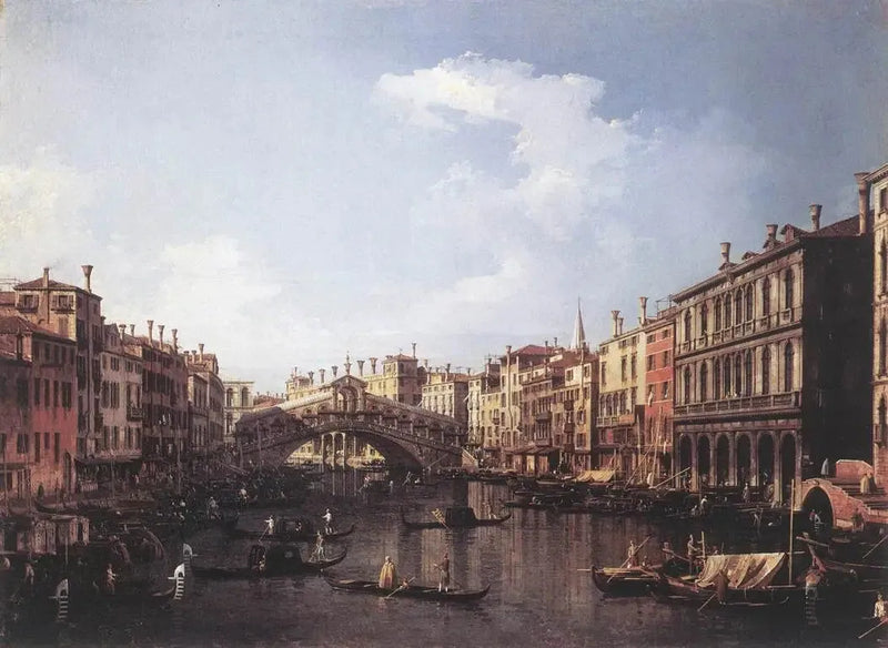 Rialton silta etelästä - Canaletto