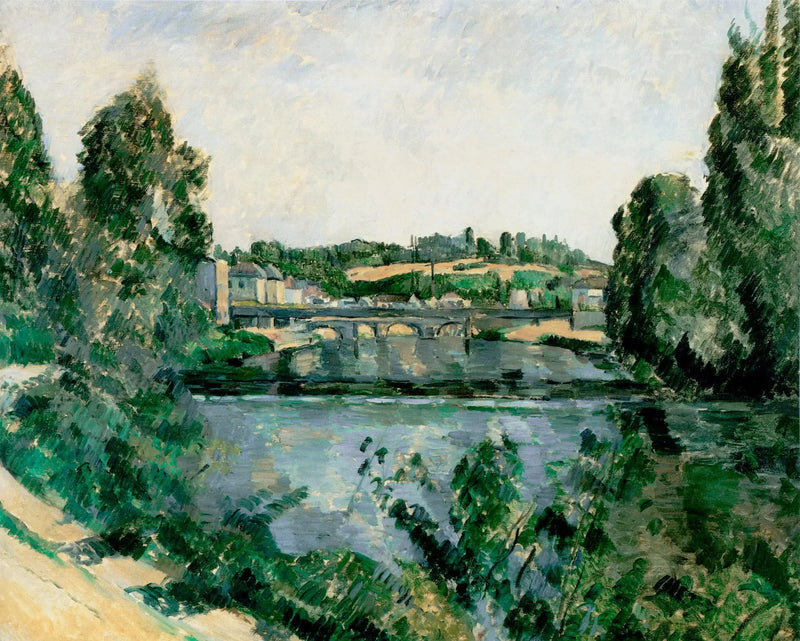 Pontoisen silta ja ylivuoto - Paul Cézanne