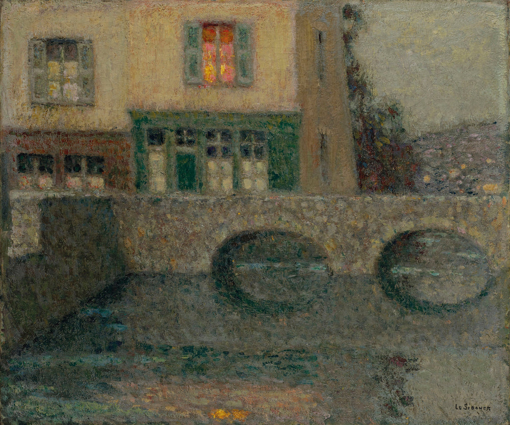 Le Pont - Henri Le Sidaner image 1 tableau peint à l’huile sur toile