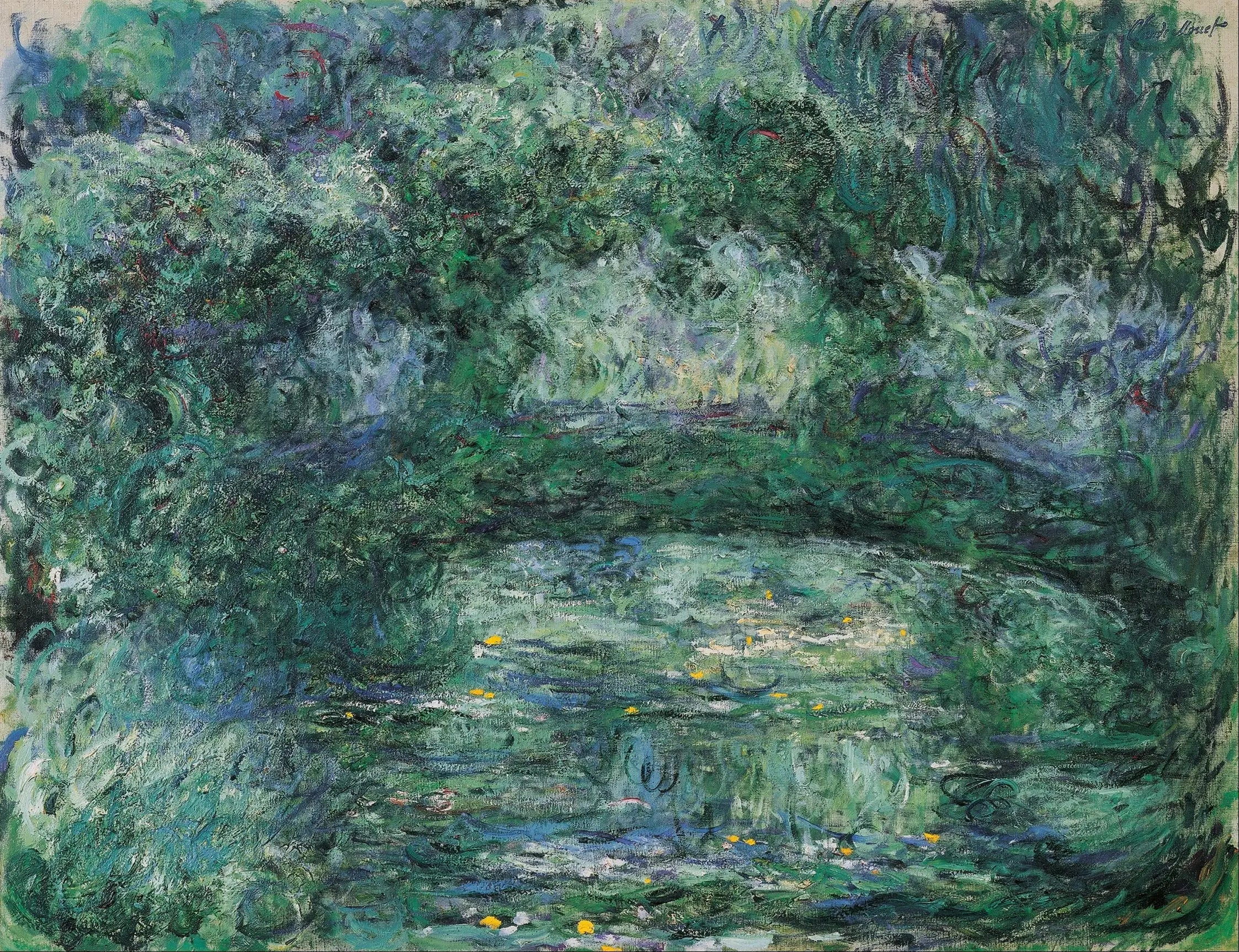 Reproduction du tableau « Le pont japonais - Claude Monet » par Alpha Reproduction en peinture à l’huile