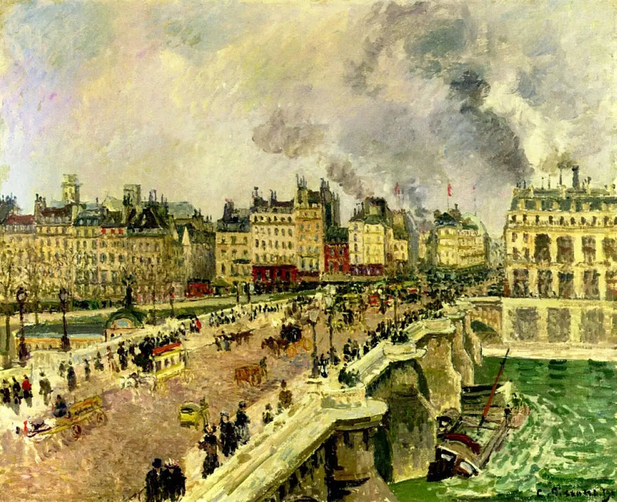 Pont-Neuf, Bonne Mère - Camille Pissarro