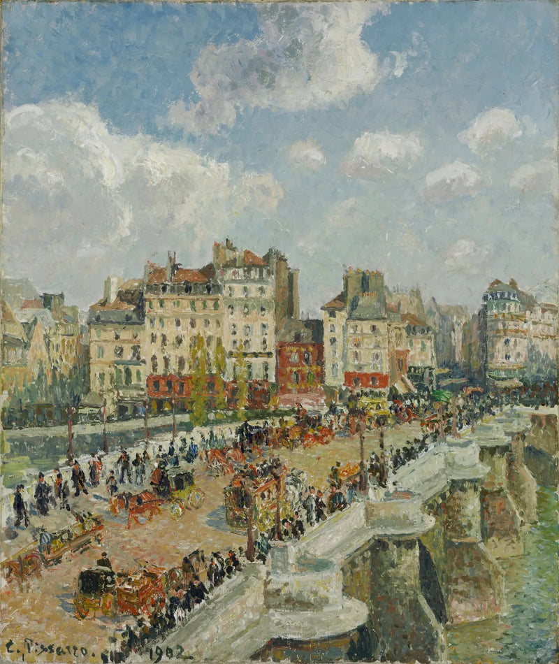 Pont-Neuf, Aurinko (Toinen sarja) - Camille Pissarro