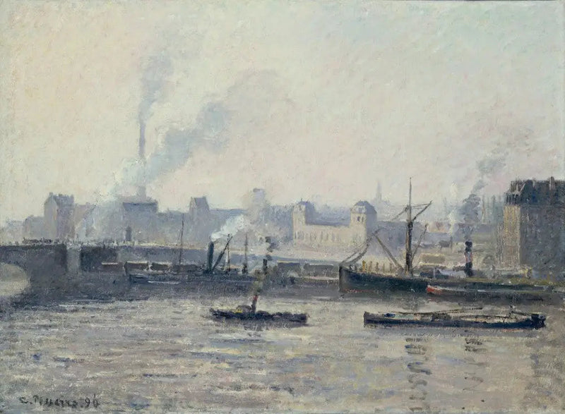 Saint-Severin silta, Rouen: Sumua - Camille Pissarro