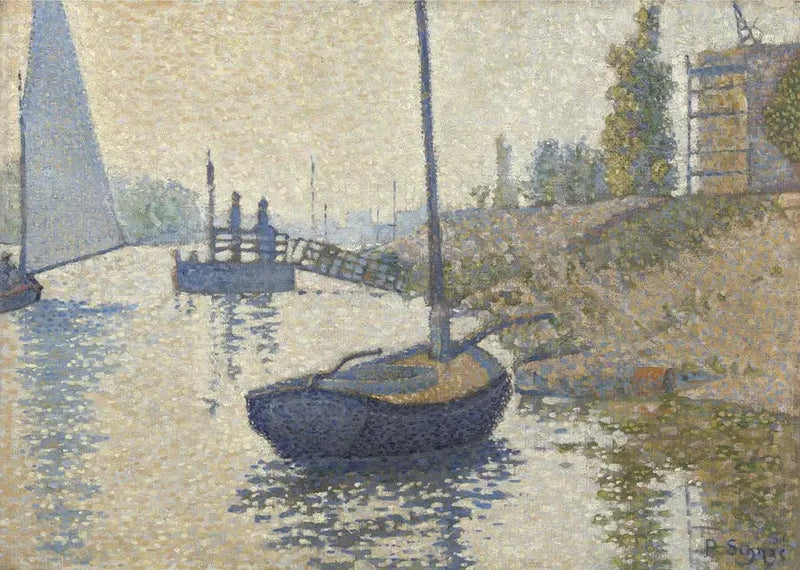 Onnenlaituri Asnières'ssa - Paul Signac