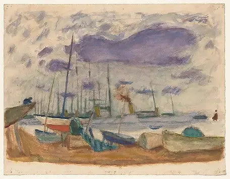 Cannesin satama - Pierre Bonnard