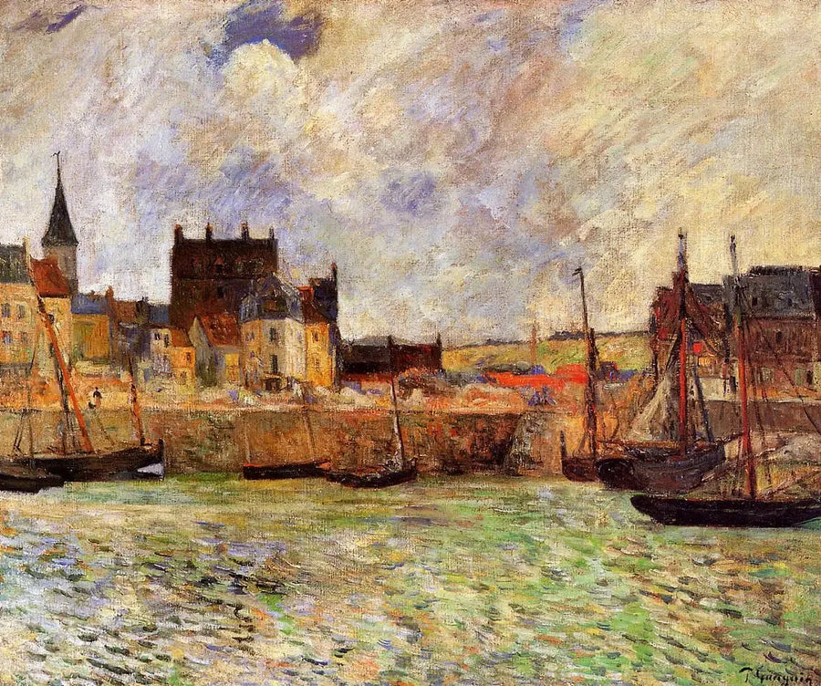Dieppen satama - Paul Gauguin